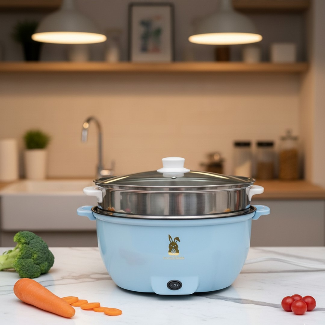 imageye___-_imgi_4_main_image_1767185888_4003 5.8 Litter Runbaisen Multifunctional Mini Electric Rice Cooker - (4011) - Image 1