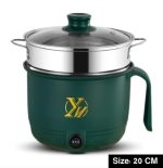 (20 CM/1.9 L) YN Mini Electric Multifunctional Rice Cooker - (4045)