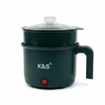 1.8 L K & S Mini Electric Multifunctional Rice Cooker - (4047)